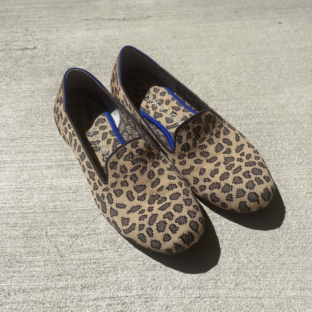 Rothy’s leopard loafers